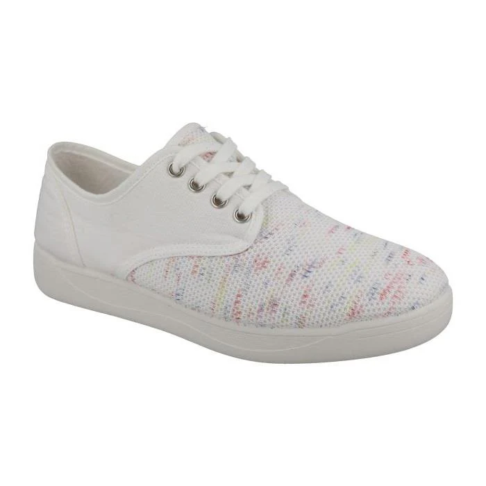 Women's Wide Fit DB Giraffe Canvas Shoes - Image 10