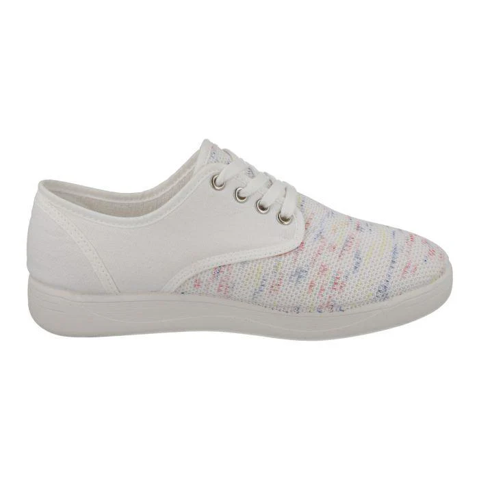 Women's Wide Fit DB Giraffe Canvas Shoes - Image 11