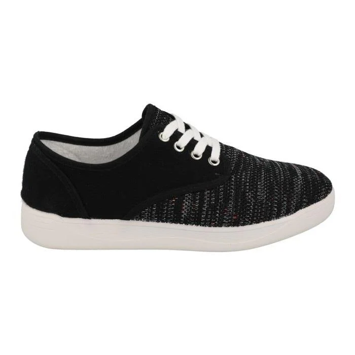 Women's Wide Fit DB Giraffe Canvas Shoes - Image 2