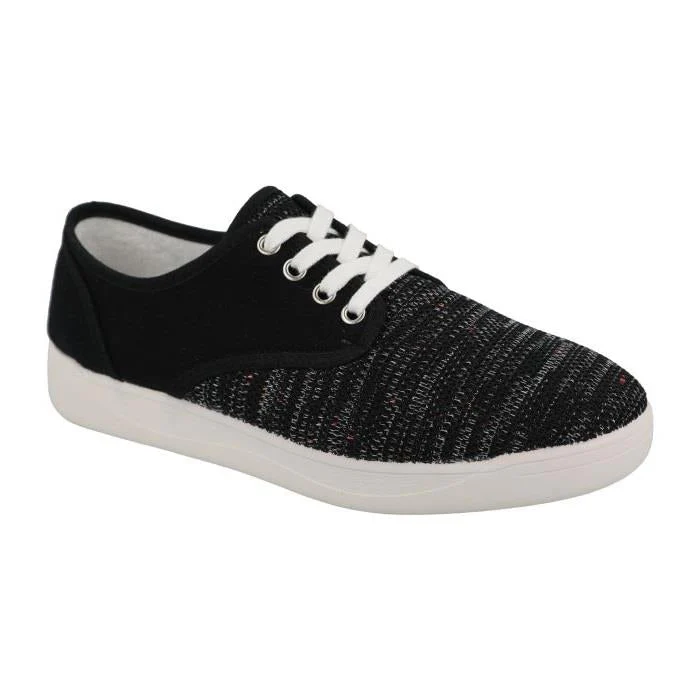 Women's Wide Fit DB Giraffe Canvas Shoes - Image 3