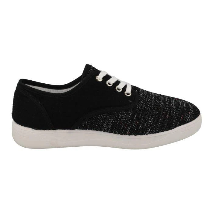Women's Wide Fit DB Giraffe Canvas Shoes - Image 4