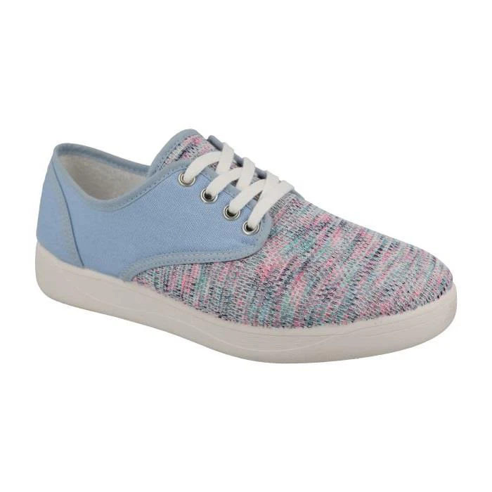 Women's Wide Fit DB Giraffe Canvas Shoes - Image 7
