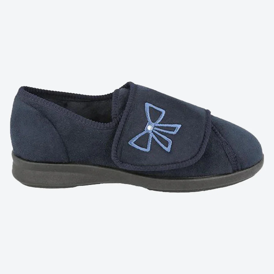 Womens Extra Wide Fit DB Keeston Cosy Slippers - Image 3