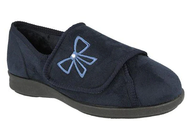 Womens Extra Wide Fit DB Keeston Cosy Slippers - Image 5