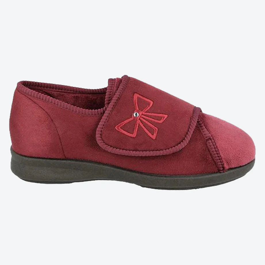 Womens Extra Wide Fit DB Keeston Cosy Slippers - Image 6
