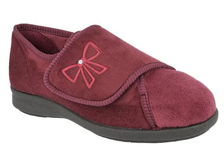 Womens Extra Wide Fit DB Keeston Cosy Slippers - Image 8