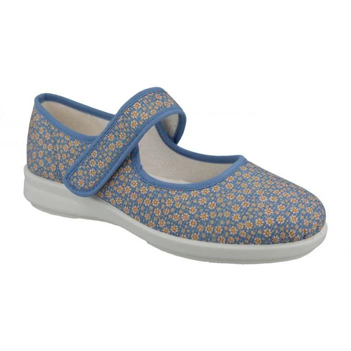 Women's Wide Fit DB Penguin Canvas Shoes - Image 10