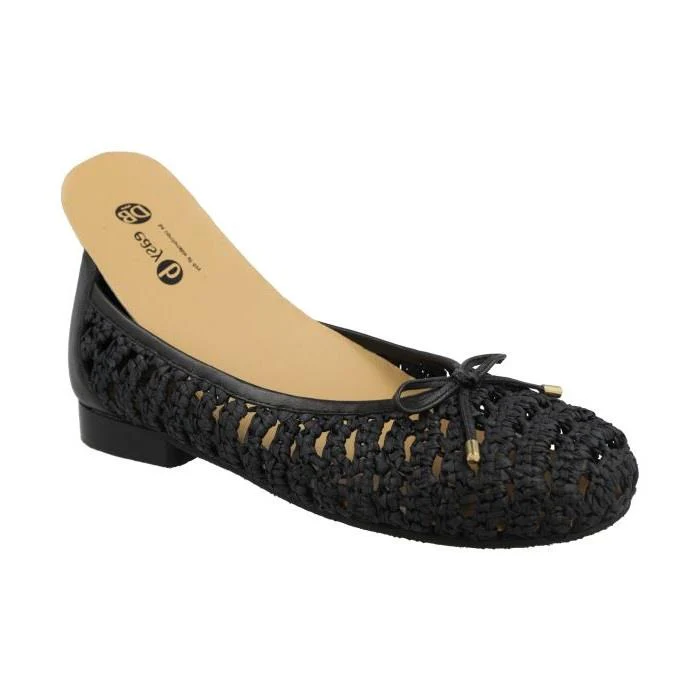 Women's Wide Fit DB Raffia Shoes - Image 5