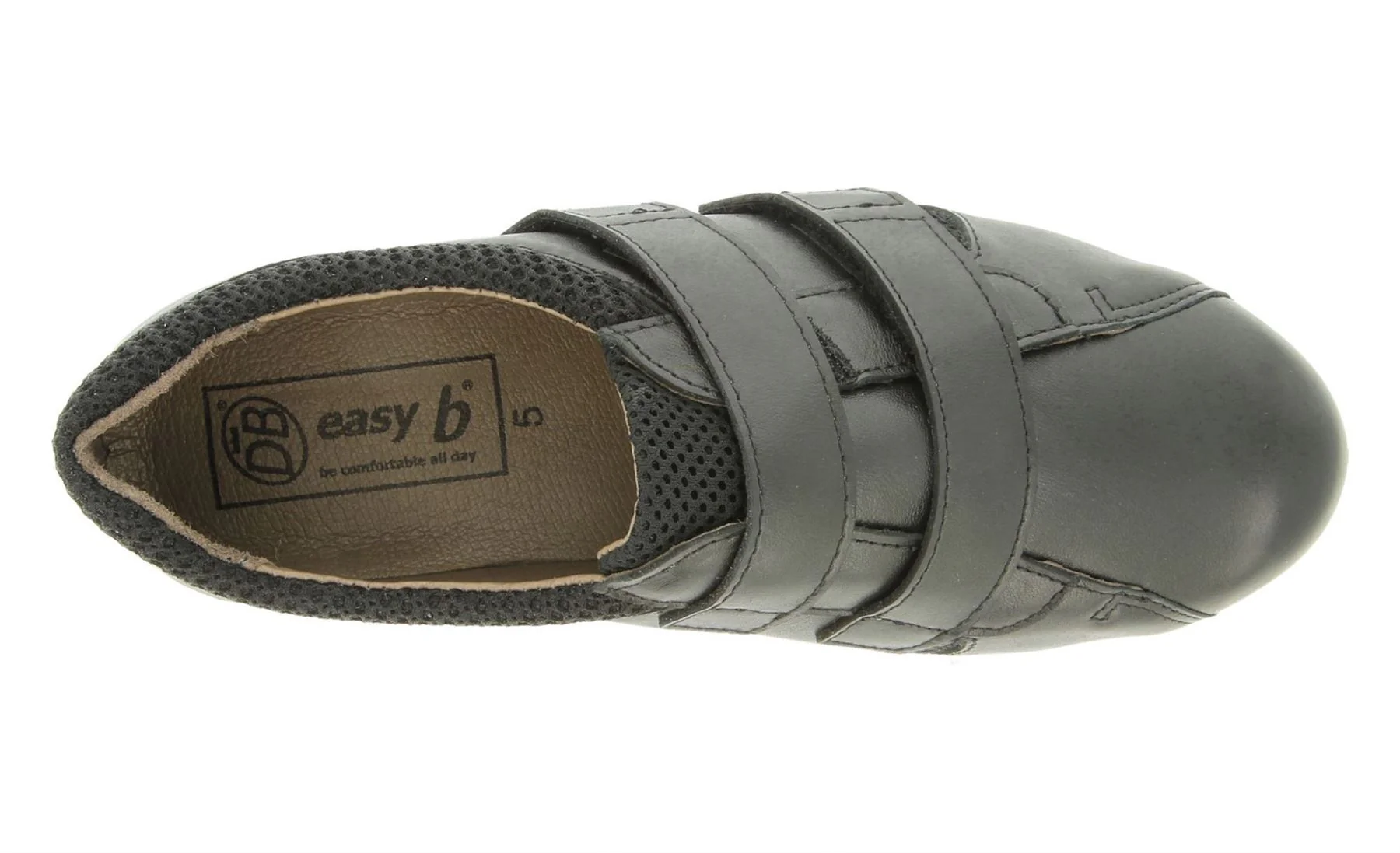 Womens Wide Fit DB Riley Leather Shoes - Image 5