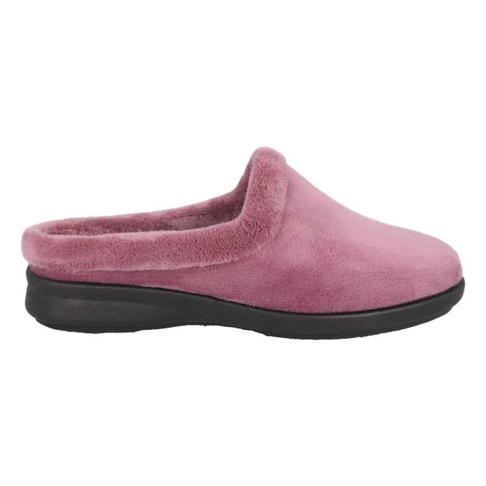 Women's Wide Fit DB Rug Mule Slippers - Image 7