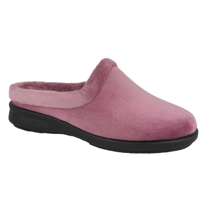 Women's Wide Fit DB Rug Mule Slippers - Image 8