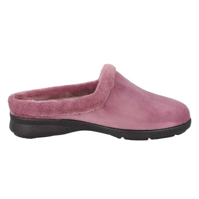 Women's Wide Fit DB Rug Mule Slippers - Image 9