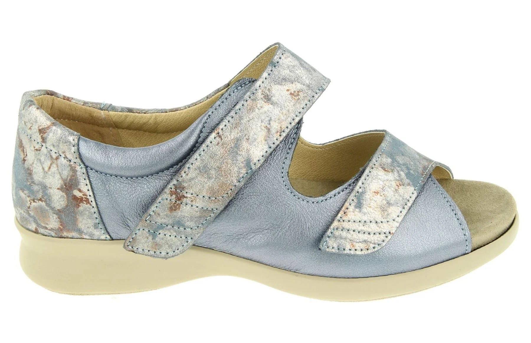 Womens Wide Fit DB Surf Sandals - Image 7