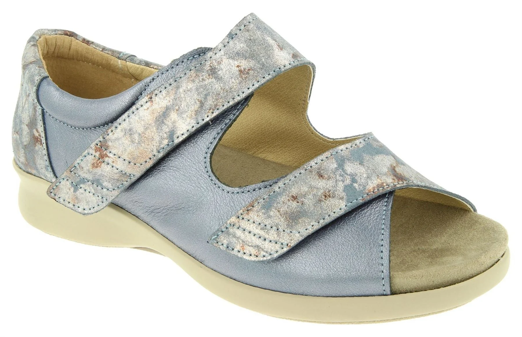 Womens Wide Fit DB Surf Sandals - Image 8