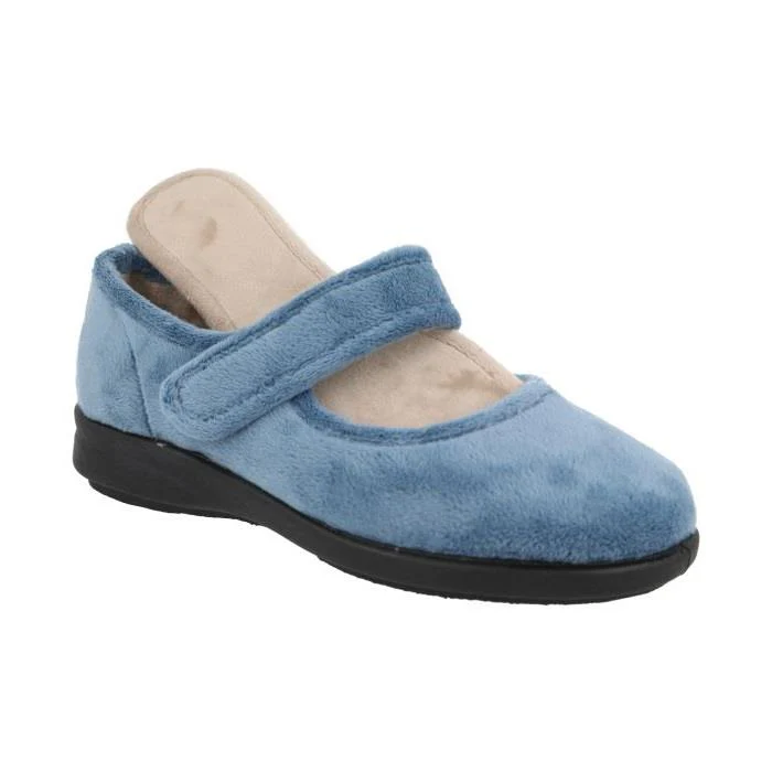 Women's Wide Fit DB Trilby Slippers - Image 4