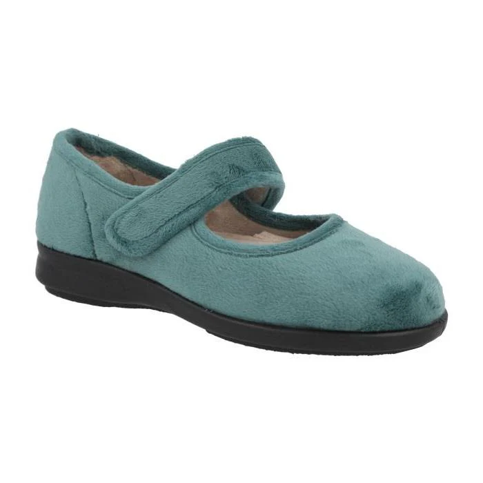Women's Wide Fit DB Trilby Slippers - Image 6