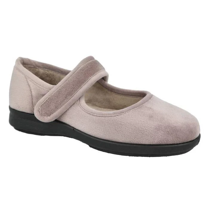 Women's Wide Fit DB Trilby Slippers - Image 9