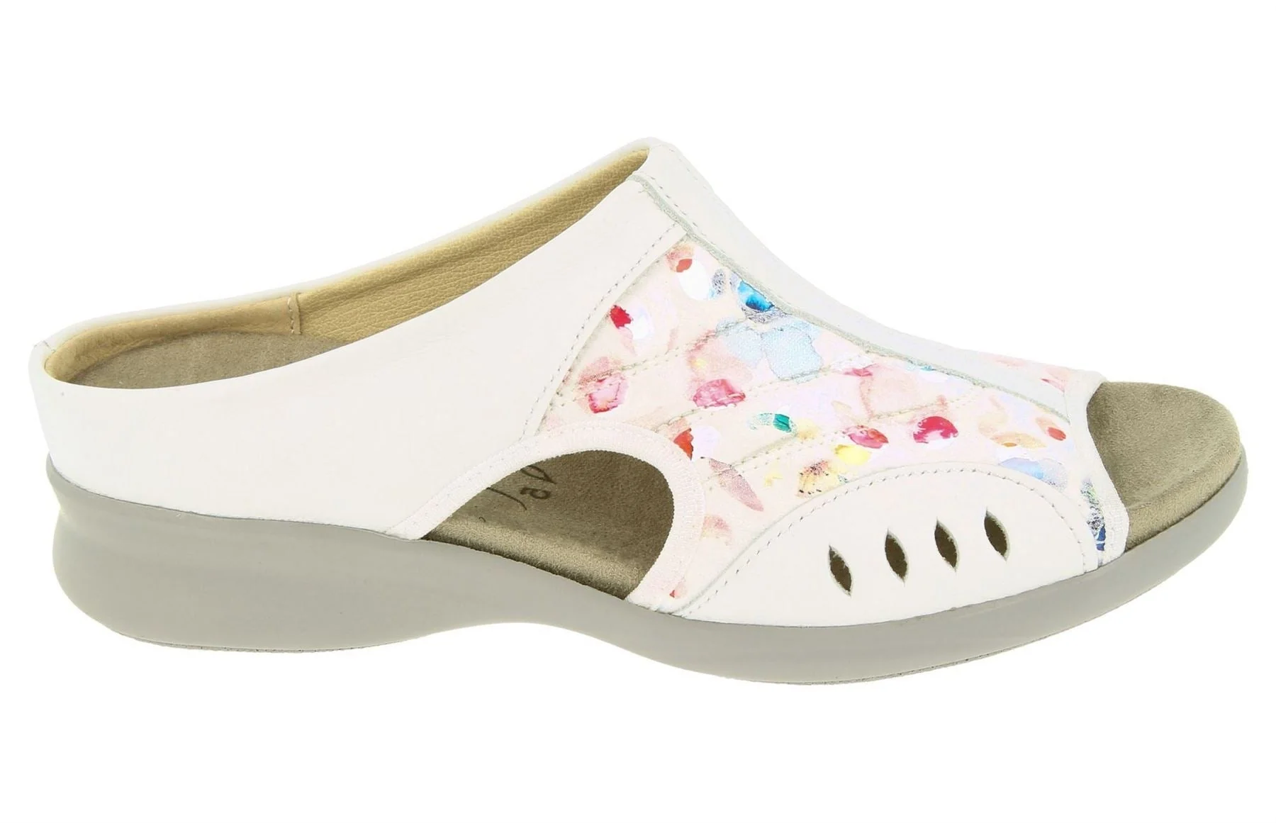 Womens Wide Fit DB Wigeon Mules - Image 10