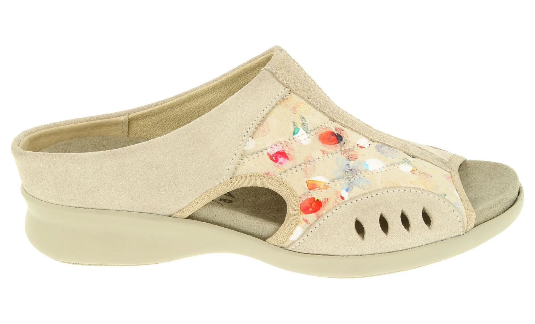 Womens Wide Fit DB Wigeon Mules - Image 2