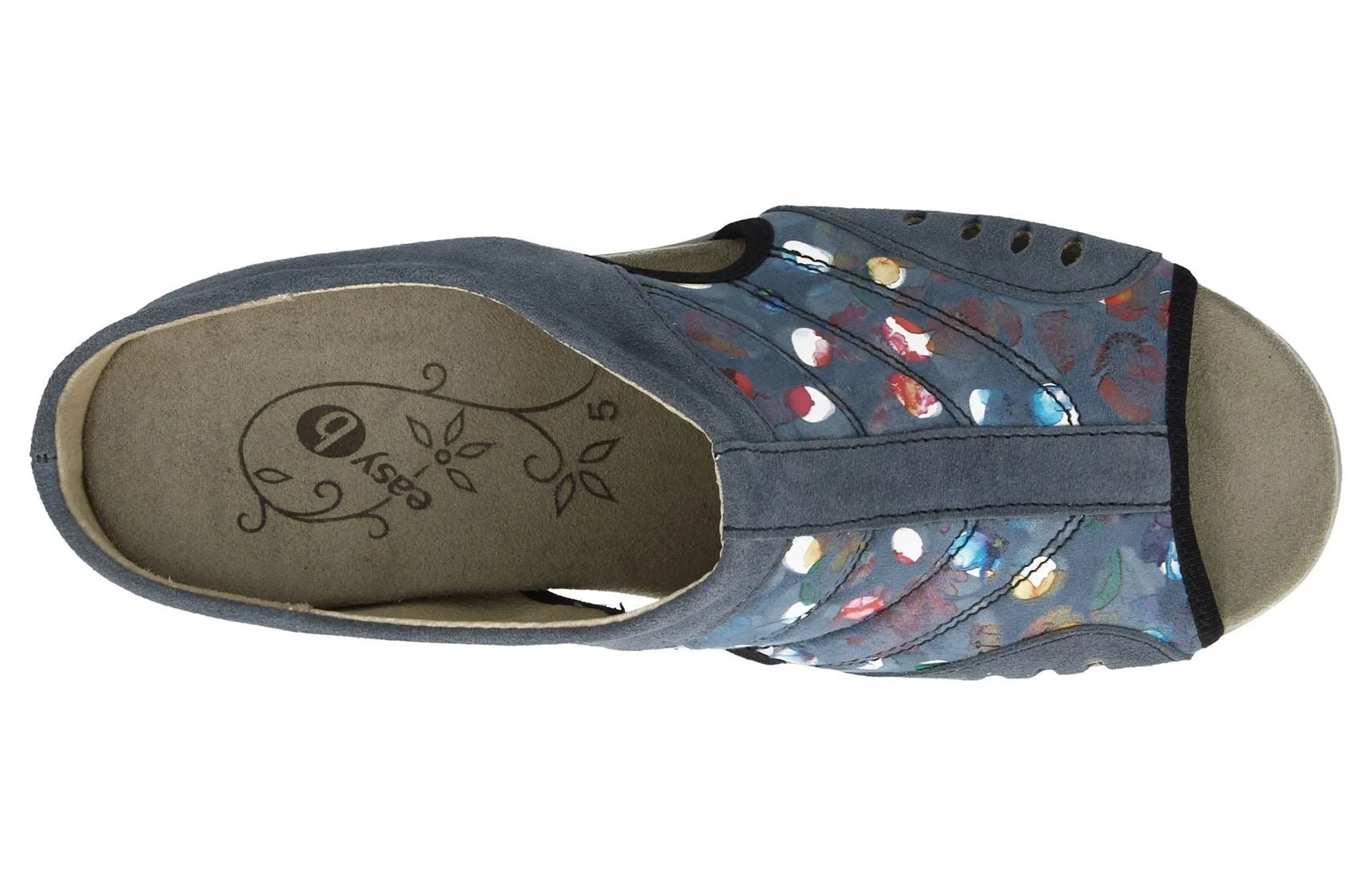 Womens Wide Fit DB Wigeon Mules - Image 8