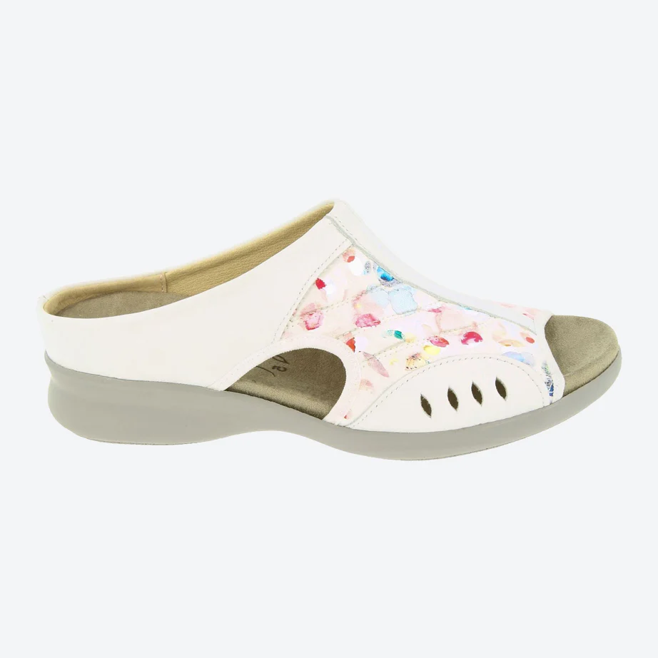 Womens Wide Fit DB Wigeon Mules - Image 9