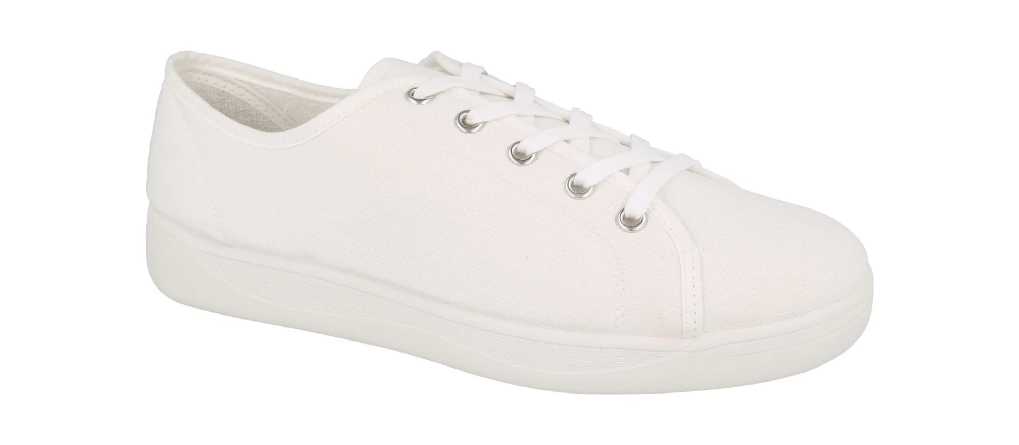 Womens Wide Fit DB Yoko Canvas - Image 10