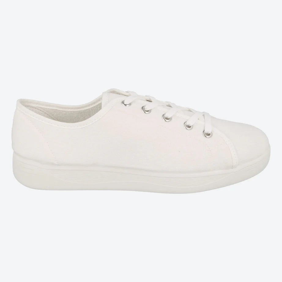 Womens Wide Fit DB Yoko Canvas - Image 8