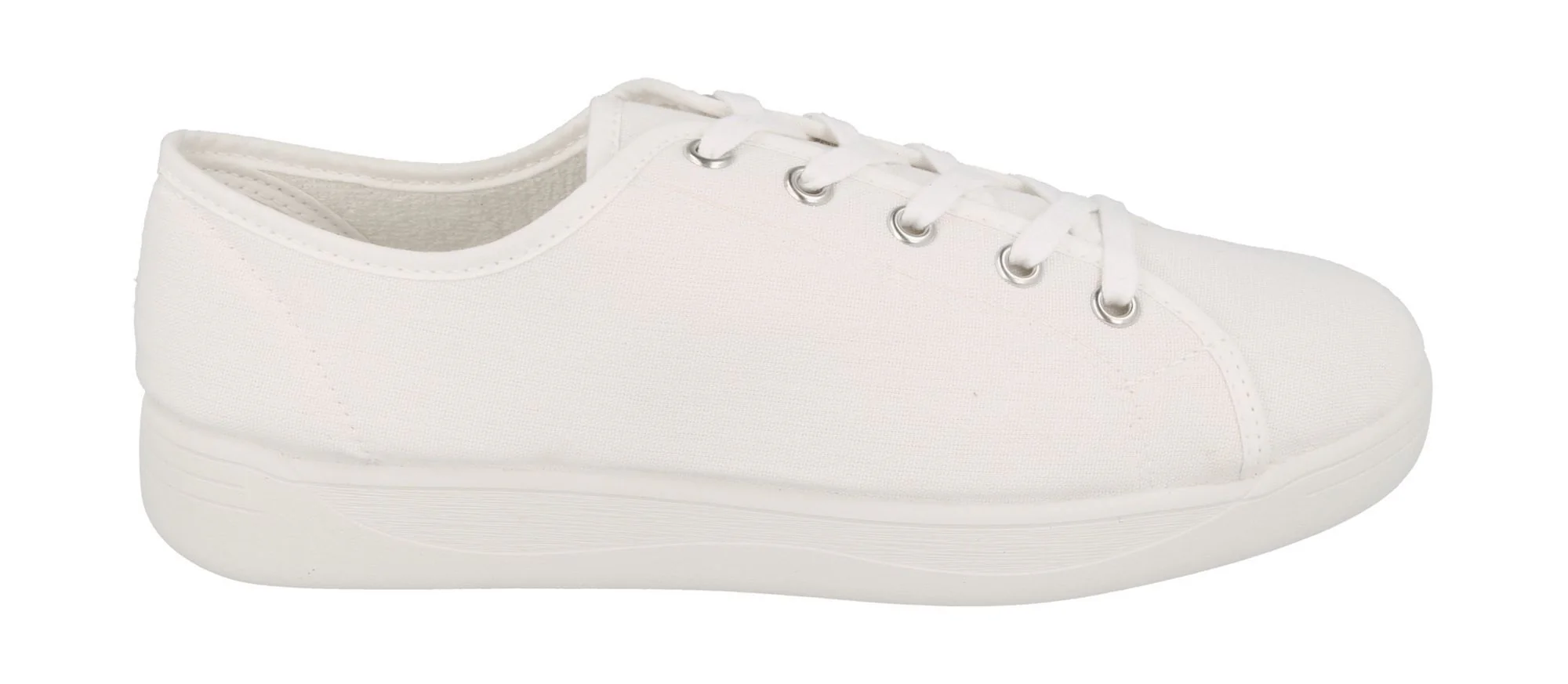 Womens Wide Fit DB Yoko Canvas - Image 9