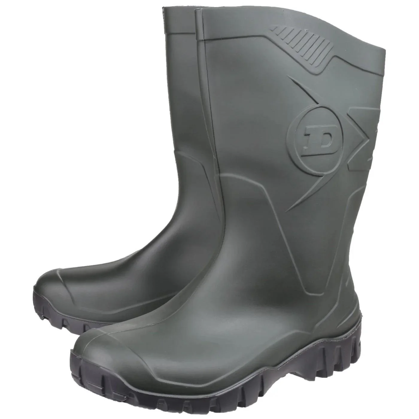 Women's Wide Fit Dunlop Dee Calf Length Wellington Boots - Image 10