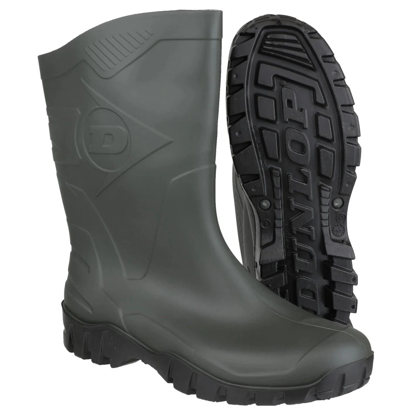 Women's Wide Fit Dunlop Dee Calf Length Wellington Boots - Image 12
