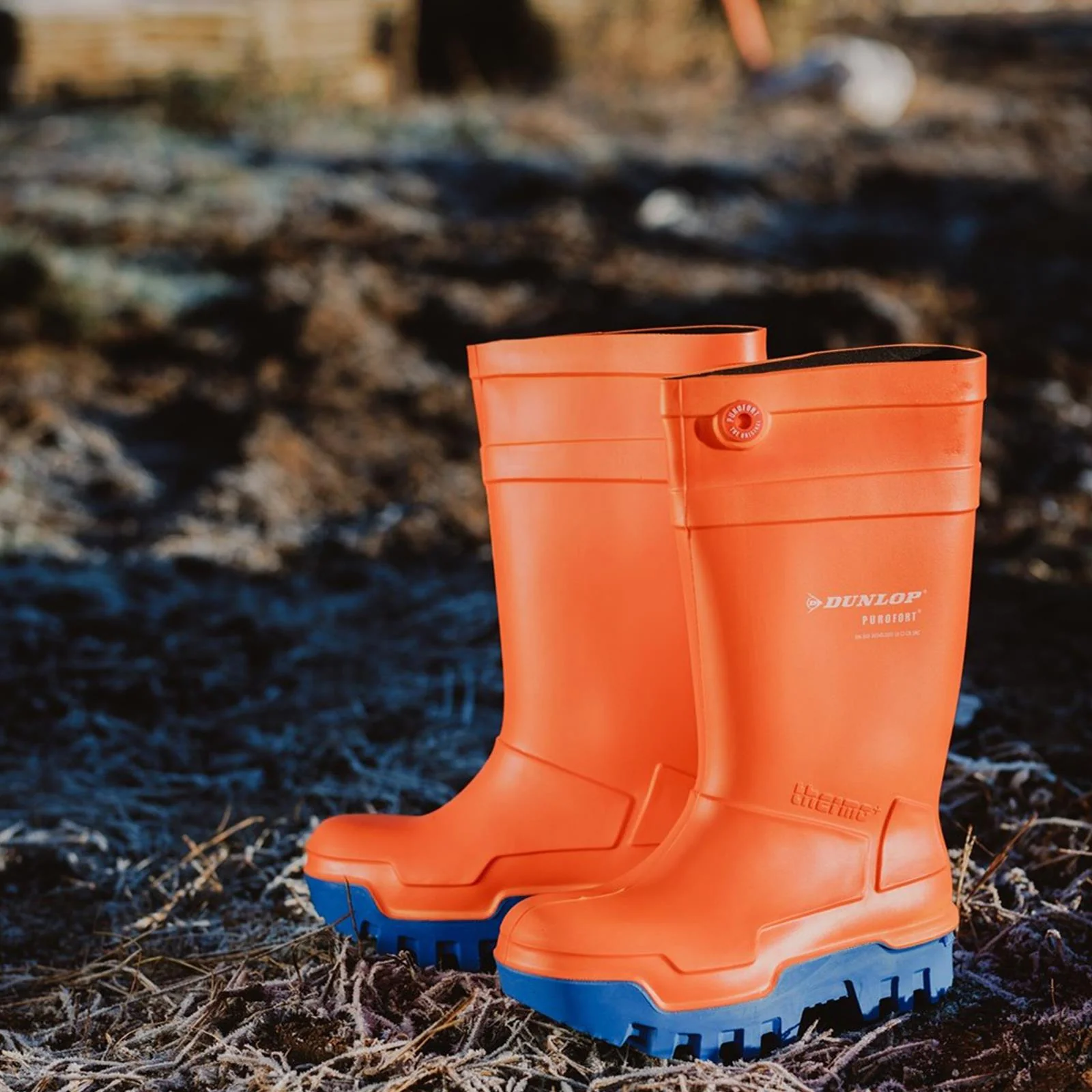 Women's Wide Fit Dunlop Purofort Thermo Full Safety Wellington Boots - Image 5
