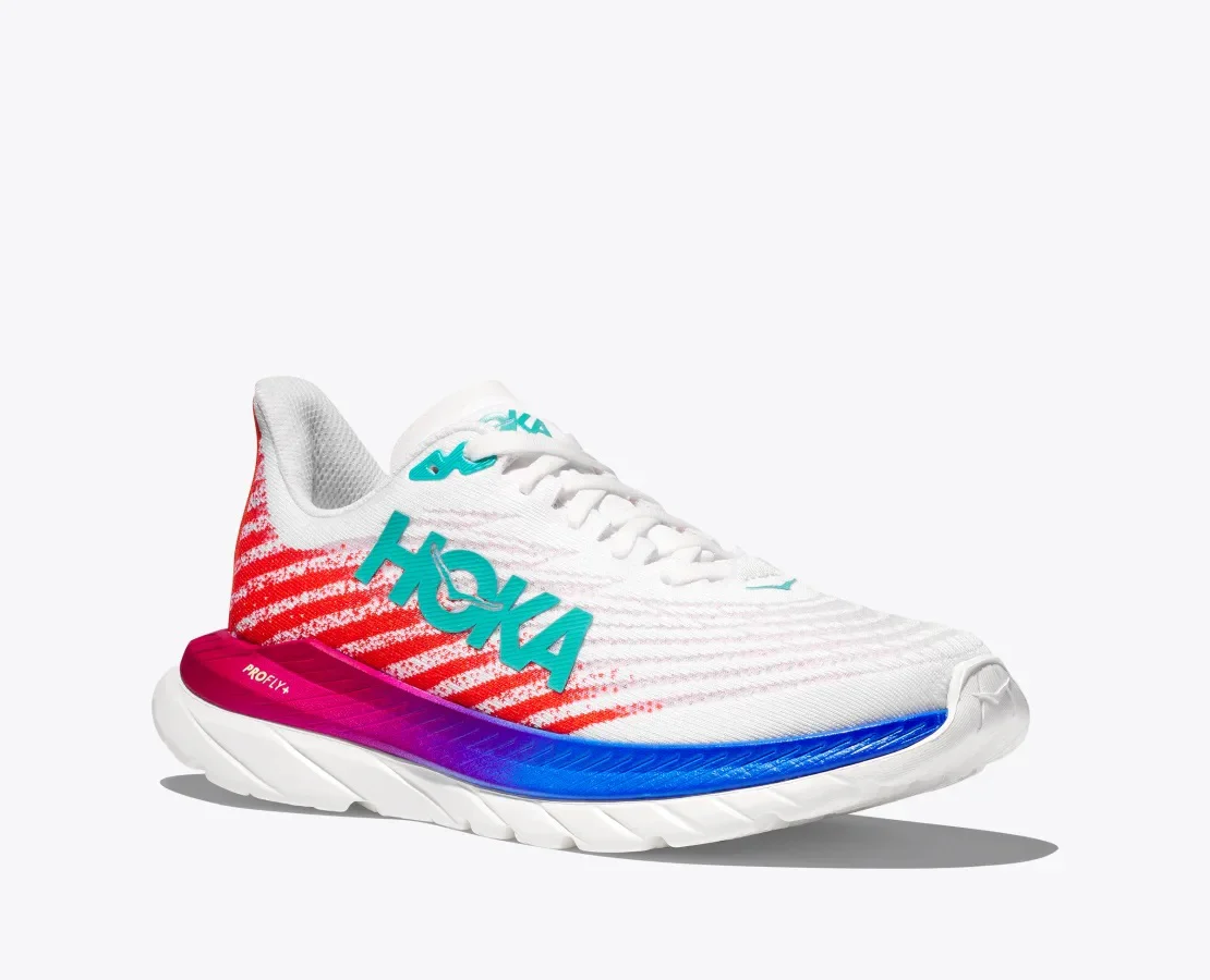 Women's Wide Fit Hoka Mach 5 Profly Running Trainers - Image 3