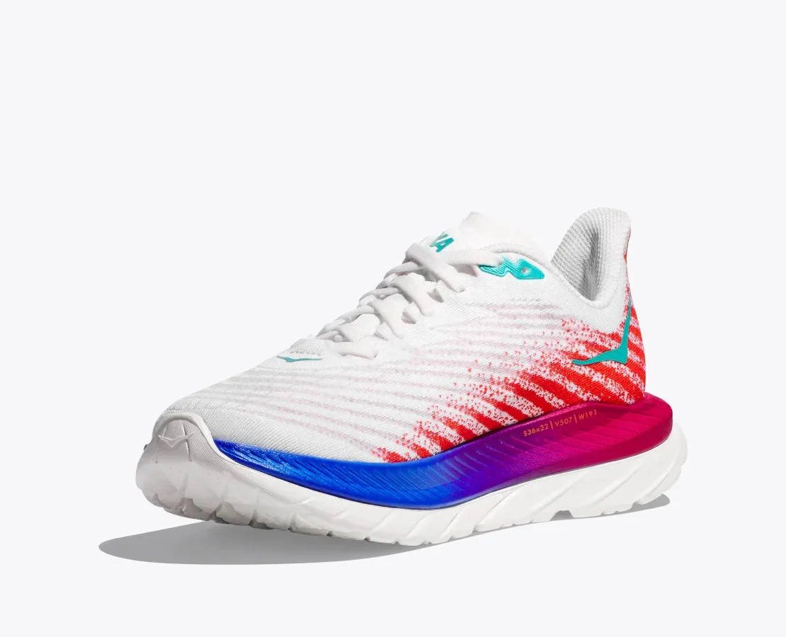 Women's Wide Fit Hoka Mach 5 Profly Running Trainers - Image 4