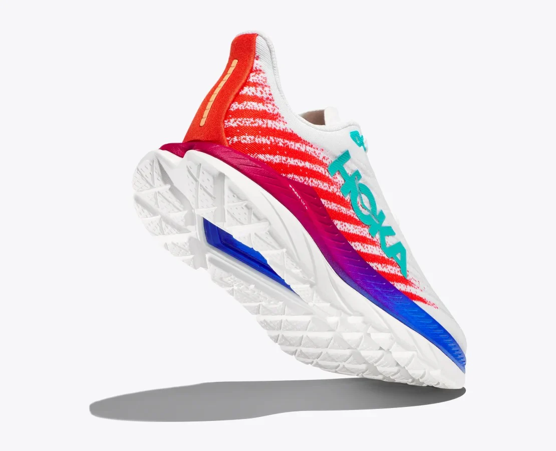 Women's Wide Fit Hoka Mach 5 Profly Running Trainers - Image 7