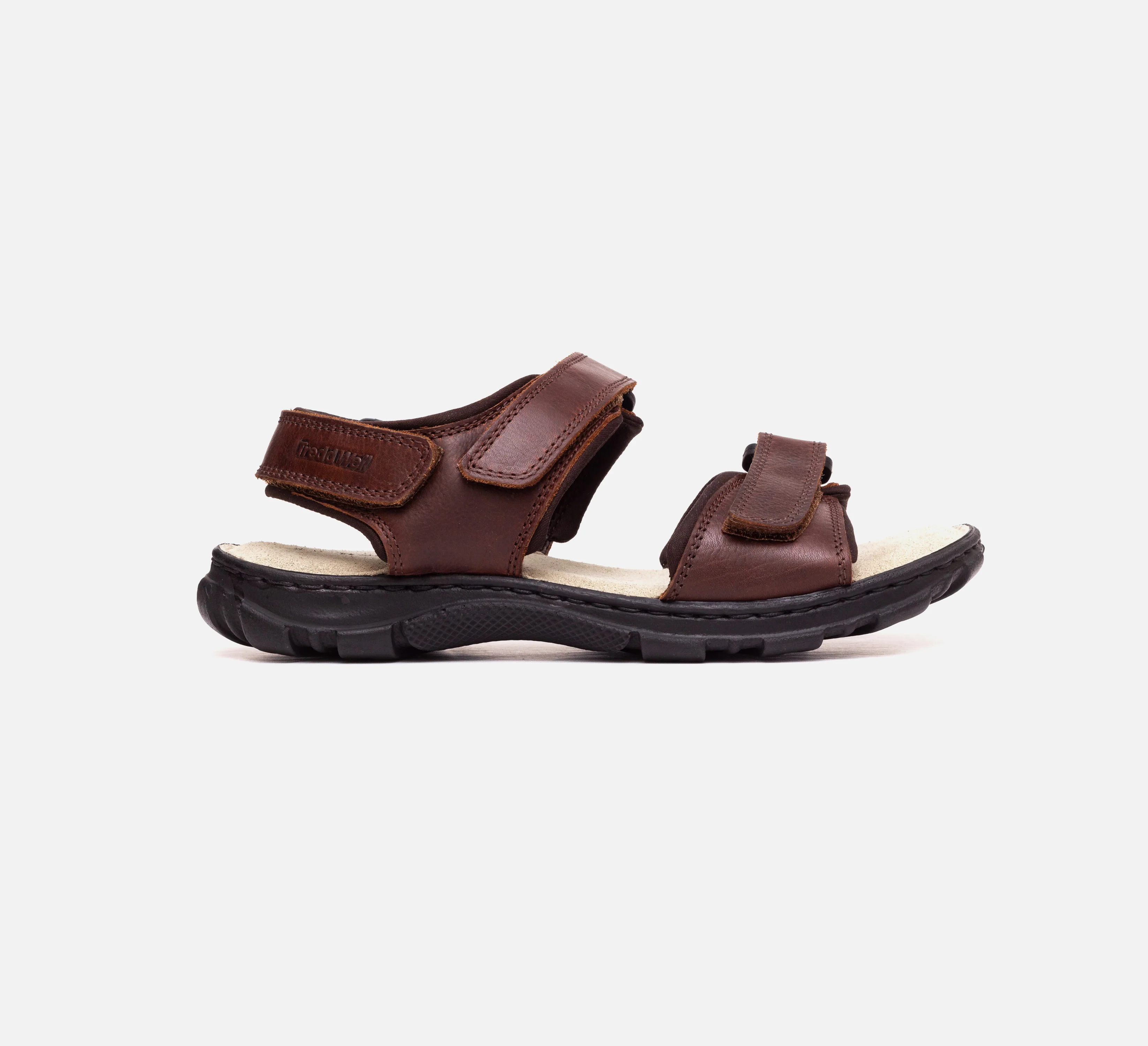 Womens Wide Fit James Leather Sandals by Tredd Well - Image 7