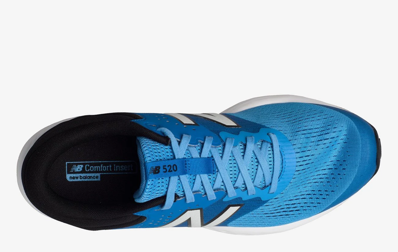 Womens Wide Fit New Balance M520CL7 Walking & Running Trainers - Light Blue/Black - Image 7