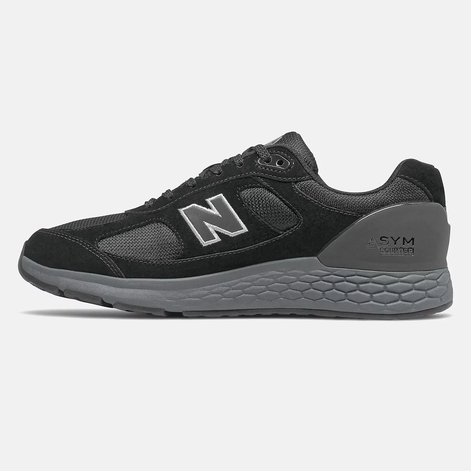 Womens Wide Fit New Balance MW1880 Walking Trainers - Black - Image 3