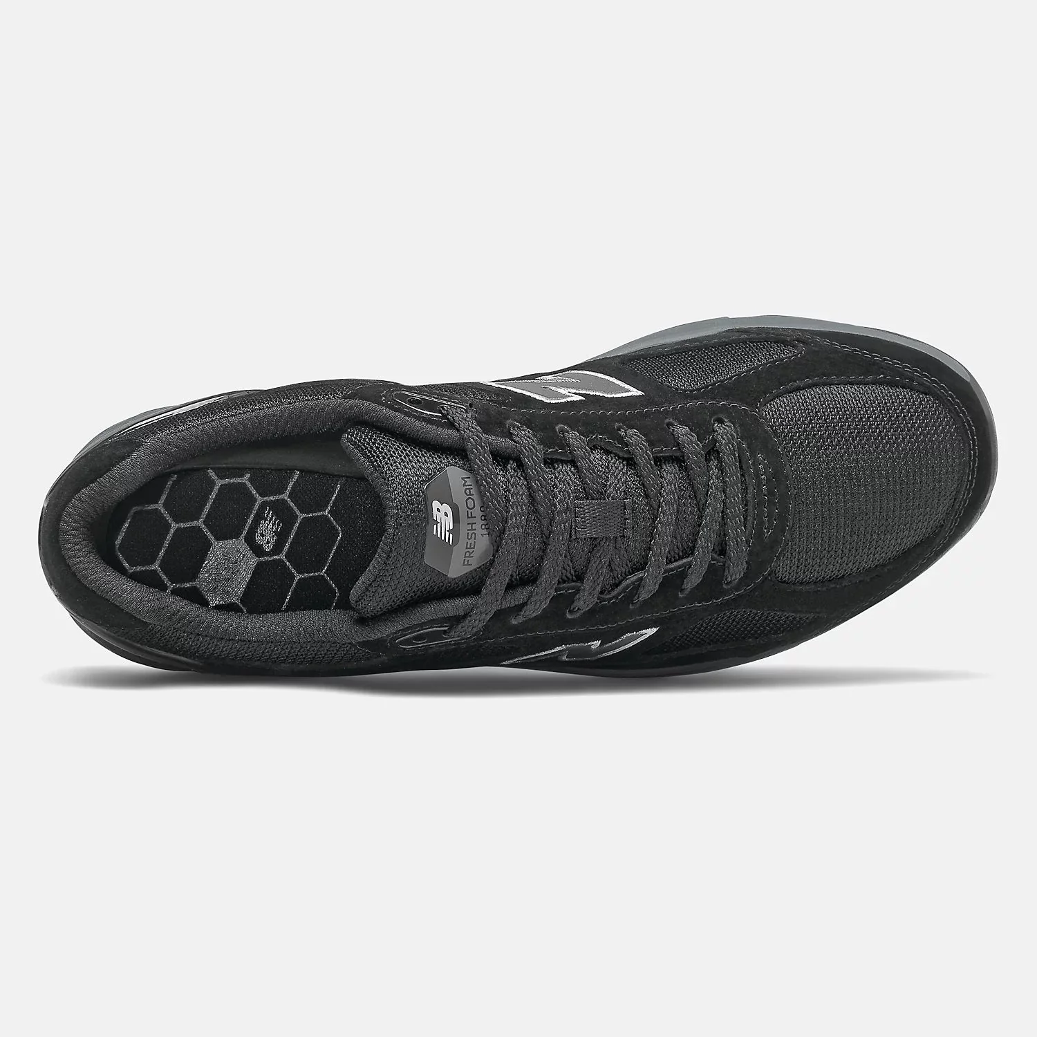 Womens Wide Fit New Balance MW1880 Walking Trainers - Black - Image 4