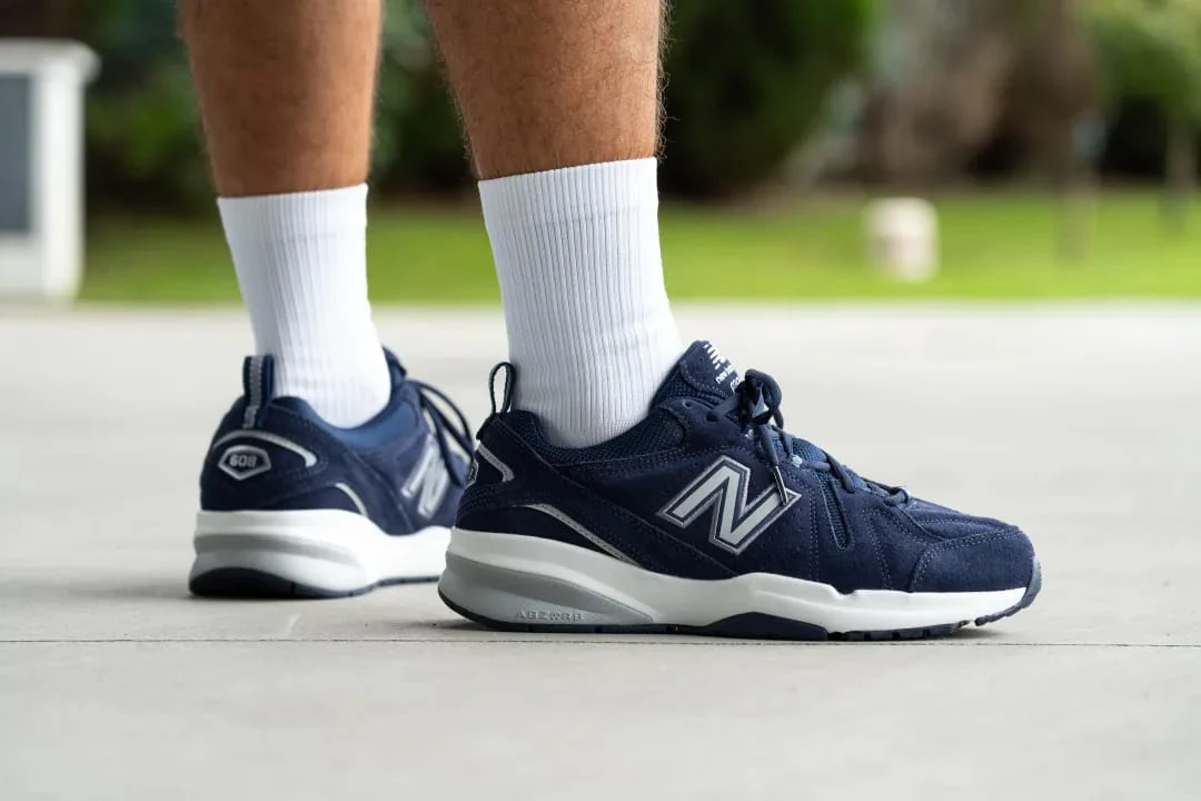 Women's Wide Fit New Balance MX608UN5 (New 624) Walking/Running Trainers - ABZORB - Image 3