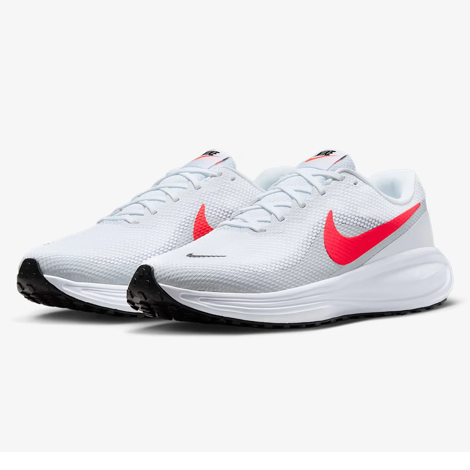 Men's Wide Fit Nike HQ1996-100 Revolution 8 Running Trainers - Image 5