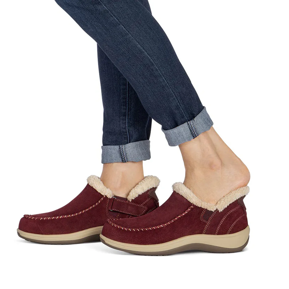 Women's Wide Fit Orthofeet 80042 Lorin Hands-free Shoes - Image 3