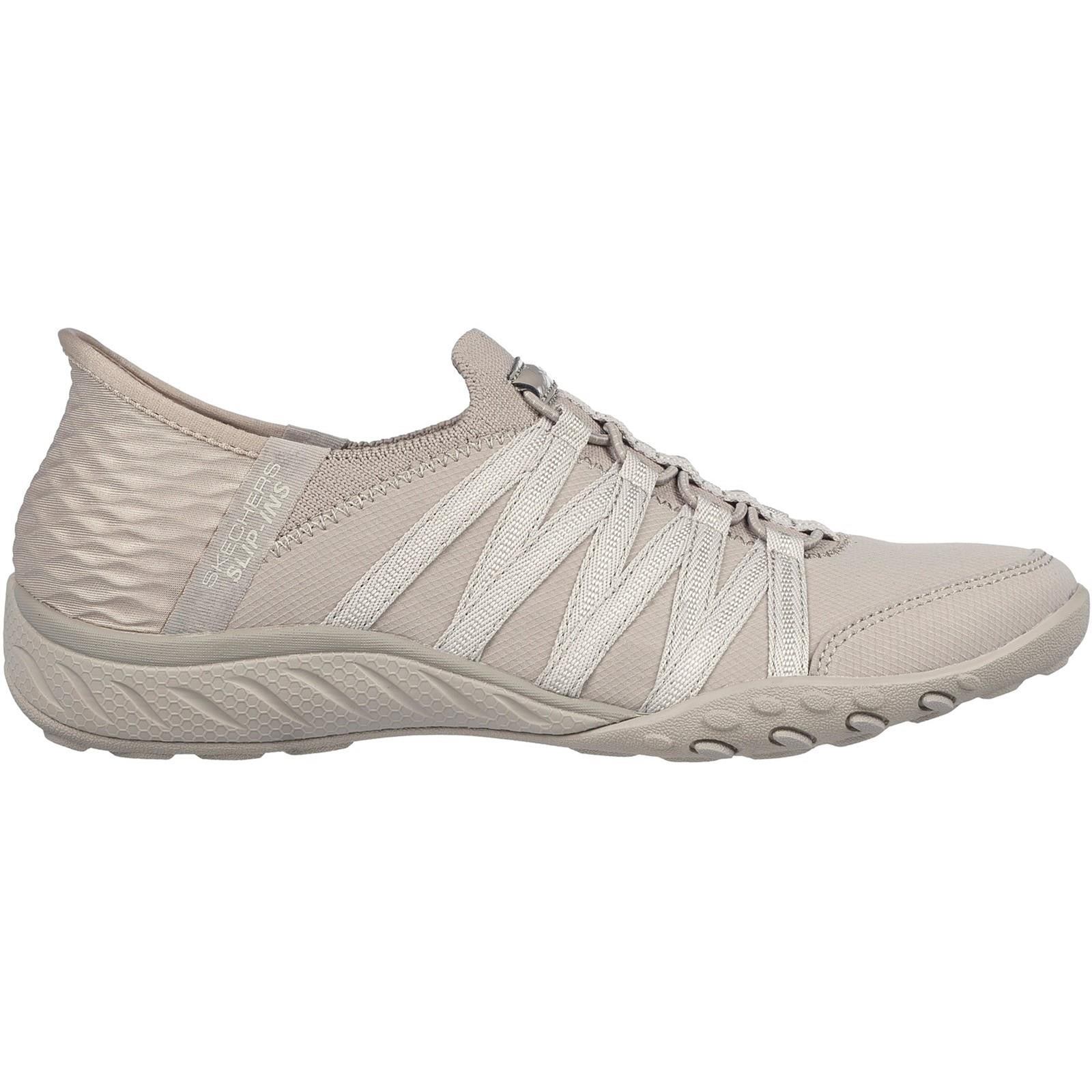 Women's Wide Fit Skechers 100593 Breathe Easy Roll Shoes - Image 8