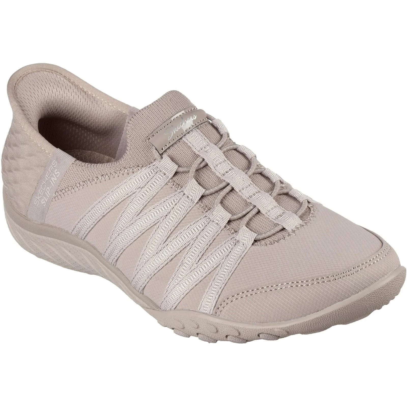Women's Wide Fit Skechers 100593 Breathe Easy Roll Shoes - Image 9
