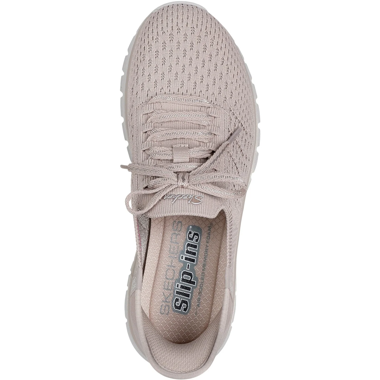 Women's Wide Fit Skechers 100736 Slip-ins Graceful First Blush Trainers - Image 10