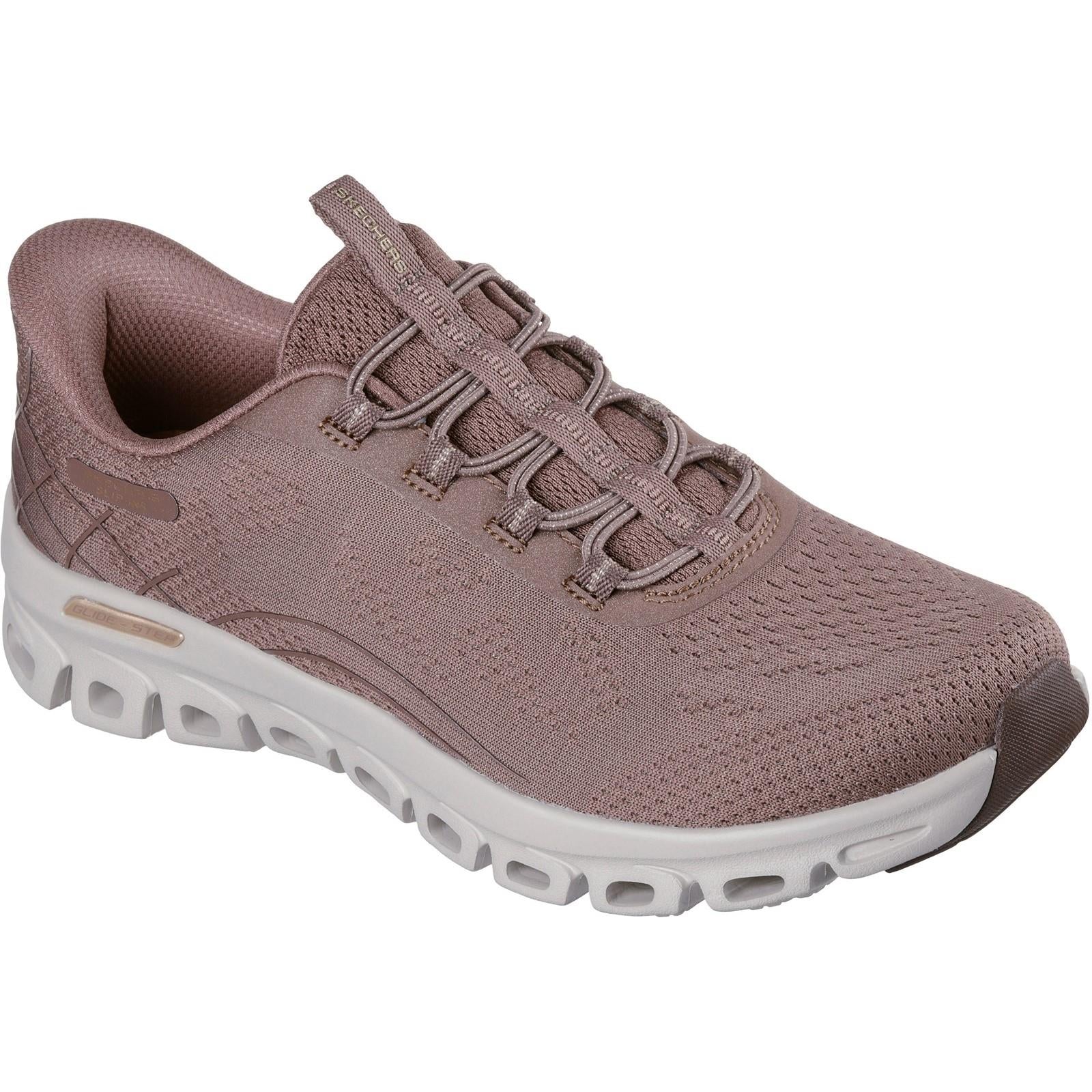 Women's Wide Fit Skechers 104750 Slip-ins Glide Step Elevate Amaze Trainers - Image 9