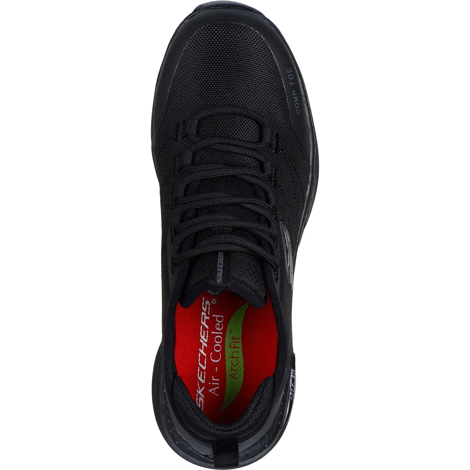 Women's Wide Fit Skechers 108075EC Arch Fit Sr Ebinal Safety Trainers - Image 5