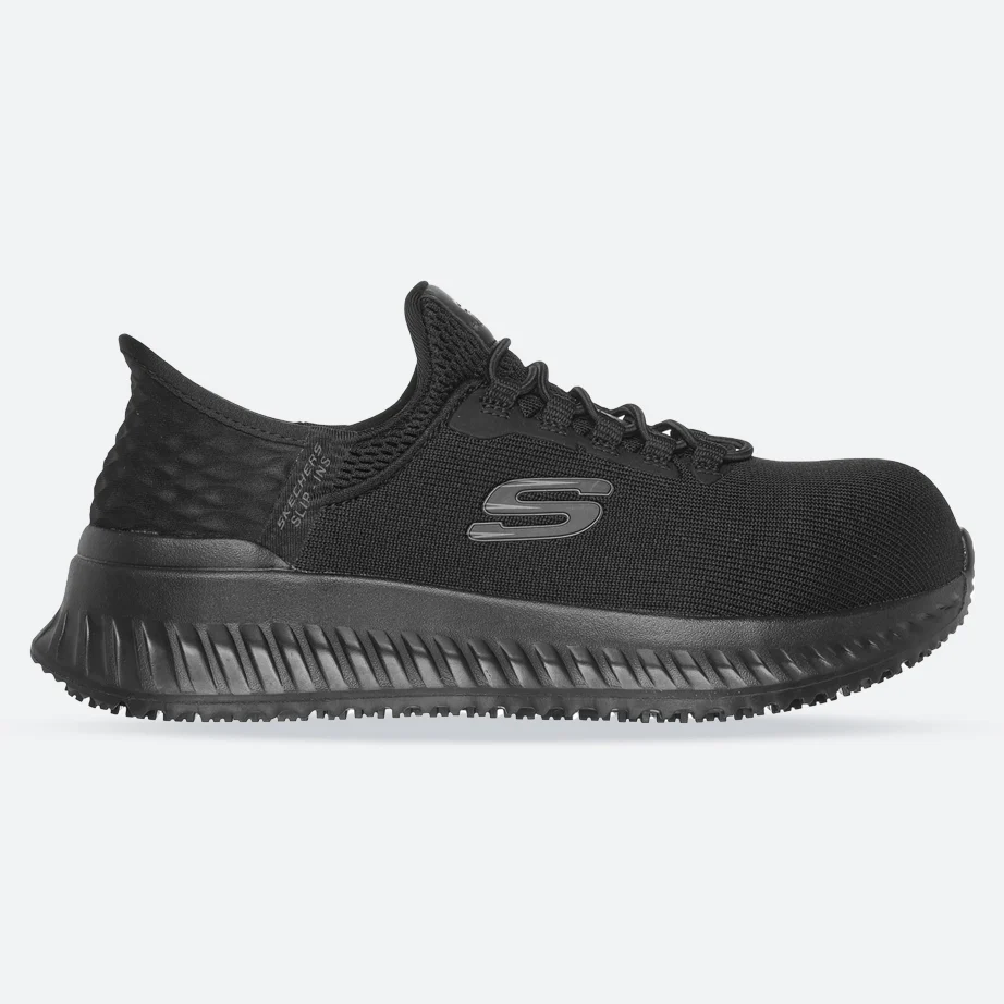 Women's Wide Fit Skechers 108152EC Slip-ins Work Tilido Ombray Safety Trainers
