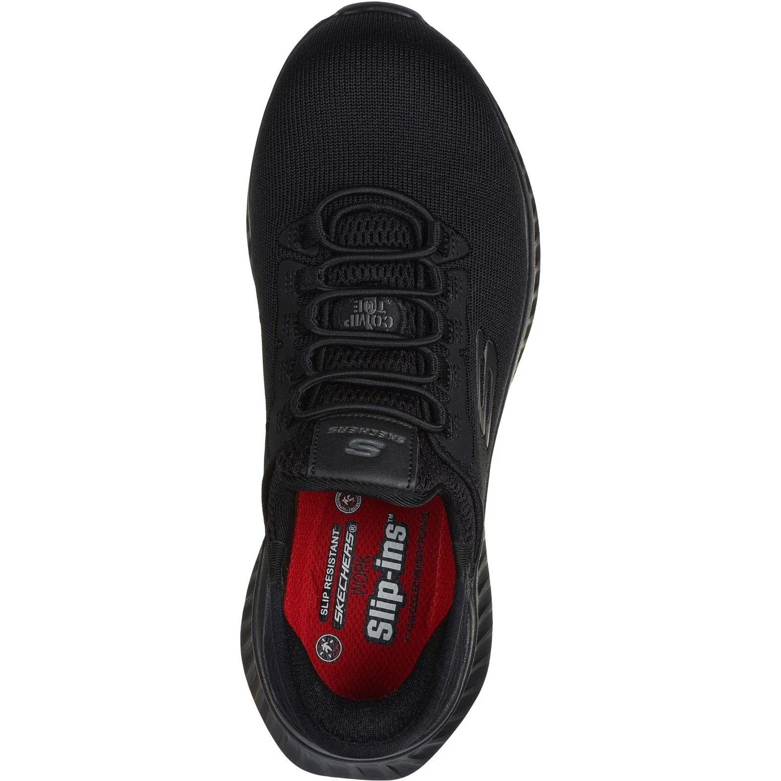 Women's Wide Fit Skechers 108152EC Slip-ins Work Tilido Ombray Safety Trainers - Image 5