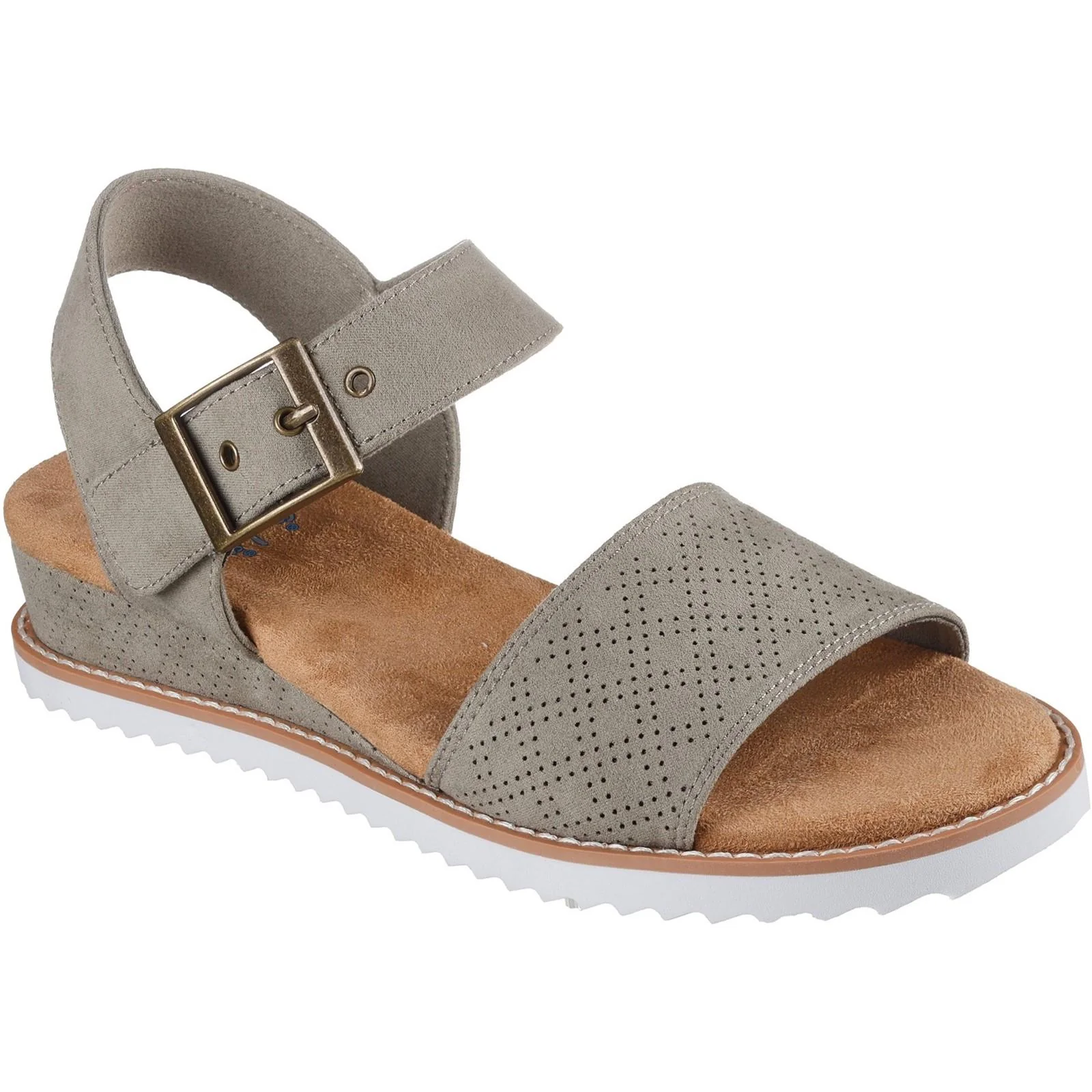 Women's Wide Fit Skechers 114147 Bobs Desert Kiss Serendipitous Sandals - Image 6