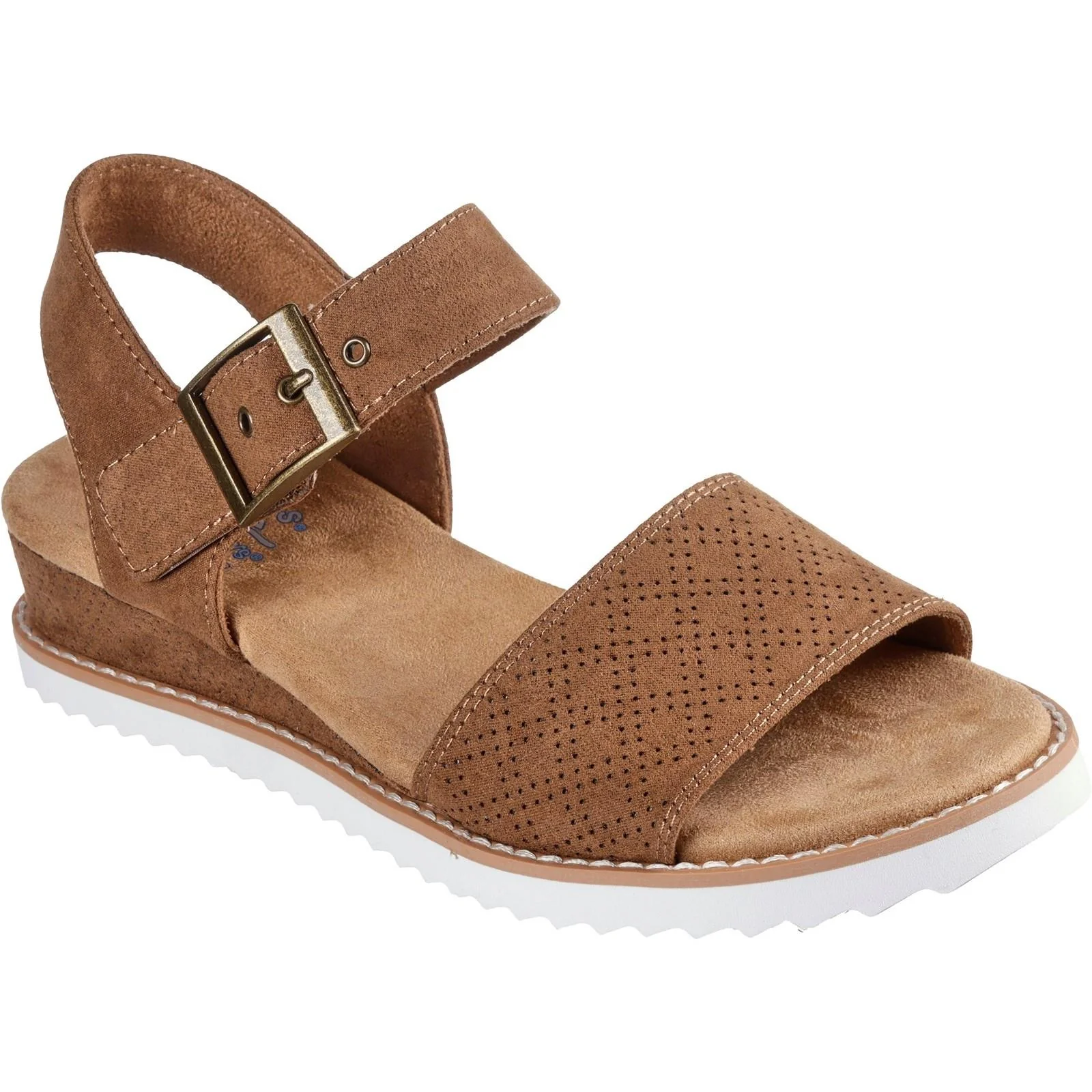 Women's Wide Fit Skechers 114147 Bobs Desert Kiss Serendipitous Sandals - Image 9